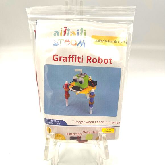 Ailiaili 6 in One Robot Project Stem Kit Model: Stem-01 NIB Ages 8+ - Picture 6 of 11